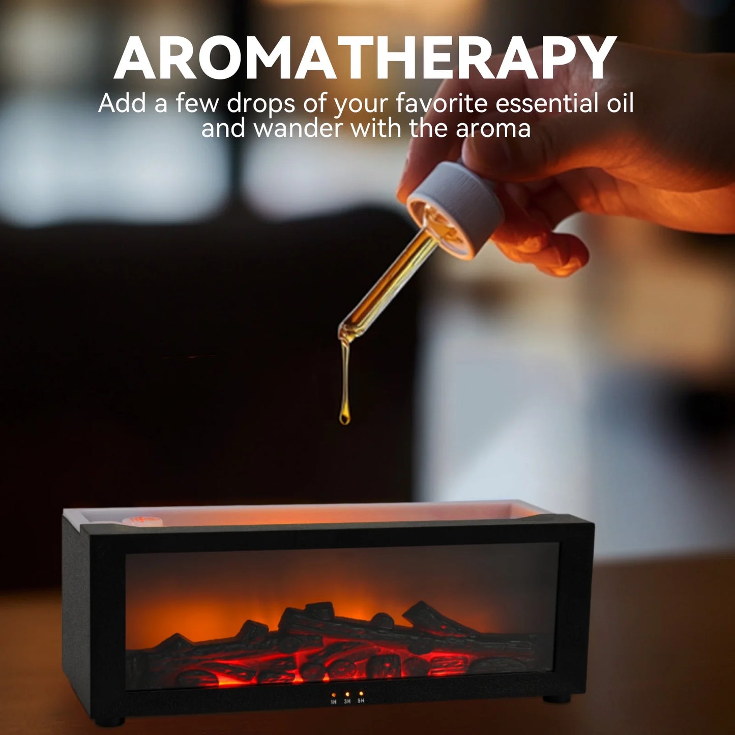 EmberGlow Luxury Flame Diffuser – Remote Included