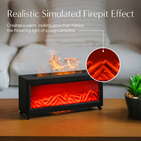 EmberGlow Luxury Flame Diffuser – Remote Included