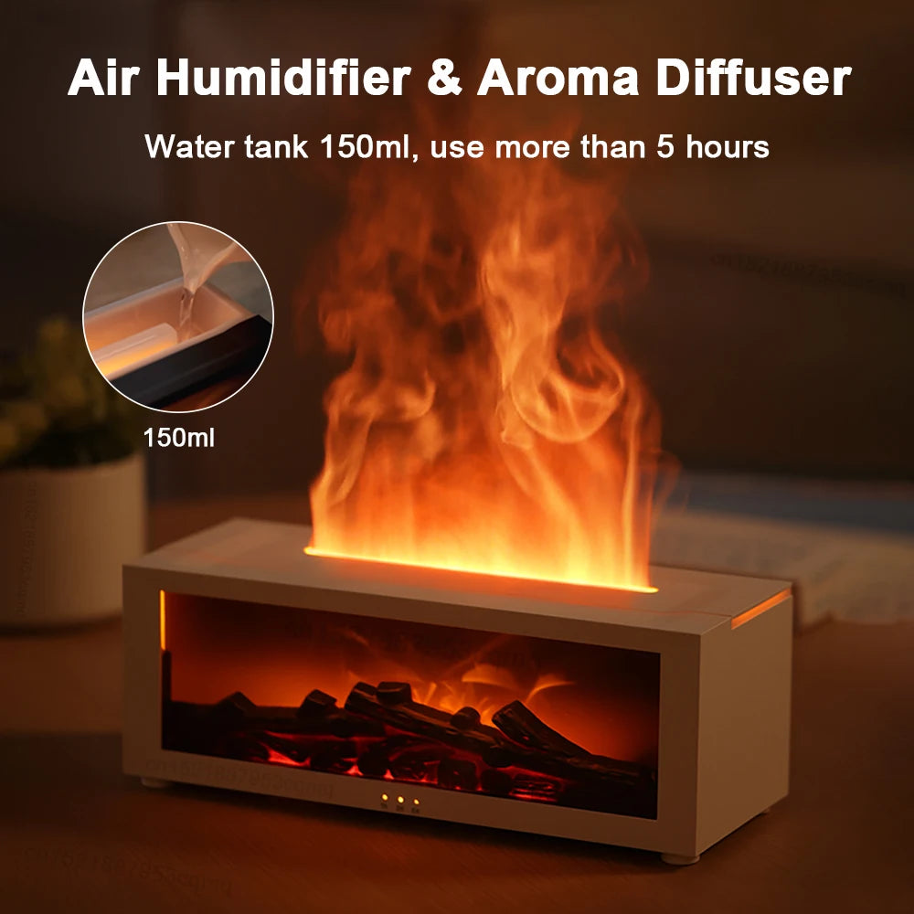 EmberGlow Luxury Flame Diffuser – Remote Included