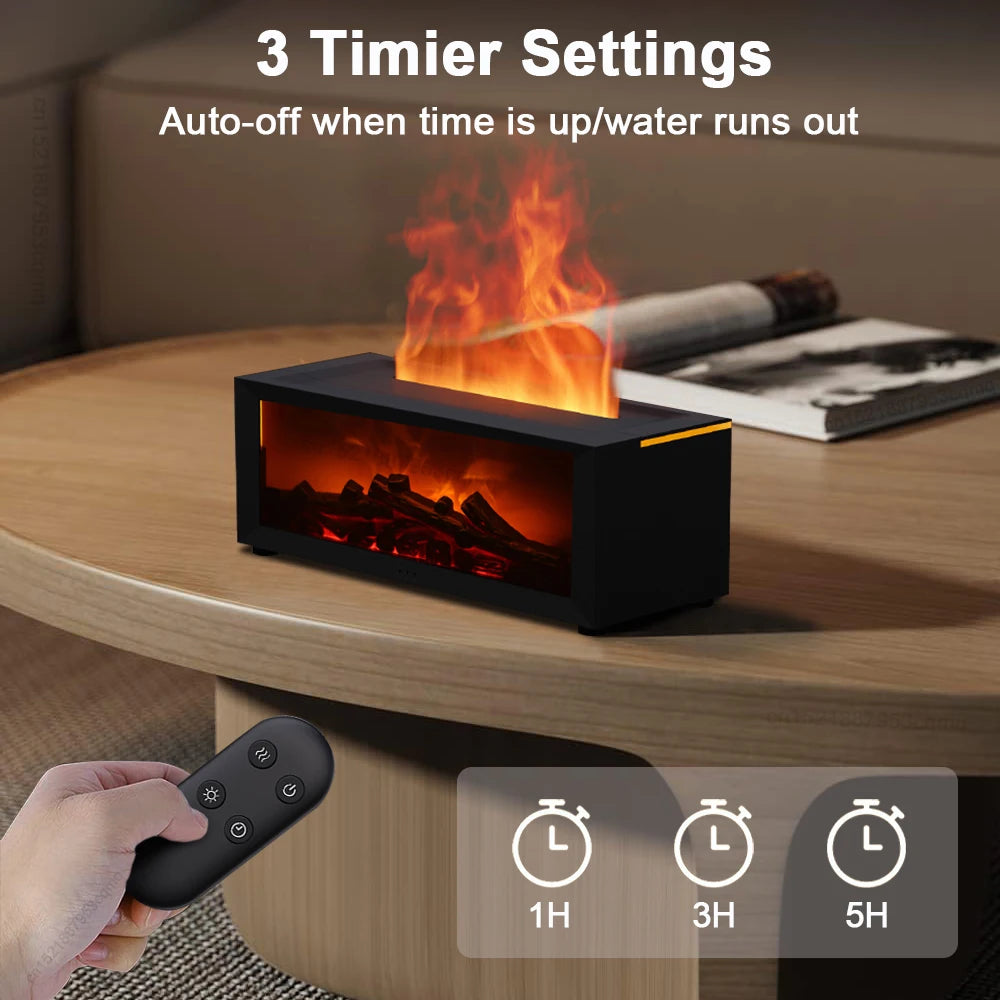 EmberGlow Luxury Flame Diffuser – Remote Included