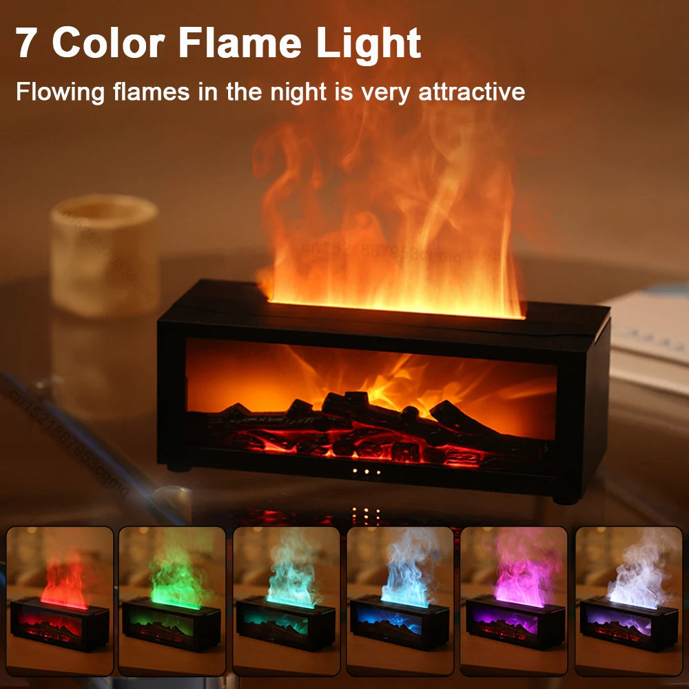EmberGlow Luxury Flame Diffuser – Remote Included